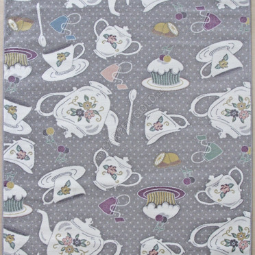 Ковер российский C042 SOFIT (Фризе, серый)