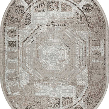 36921A OVAL BROWN / BEIGE Sanat Viscon