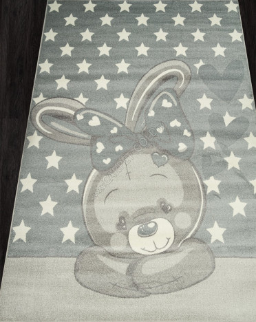 Ковер российский C208 IZUMRUD (Фризе, серый)