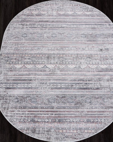 Ковер российский F260 ZUMMA (PP Heatset Высокоплотный, серый)