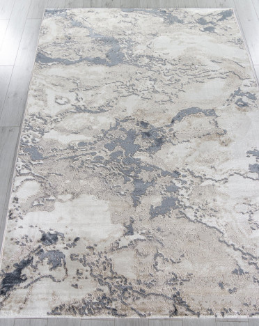 Ковер турецкий P1263 LUCCI (Полиэстер, бежевый, серый)