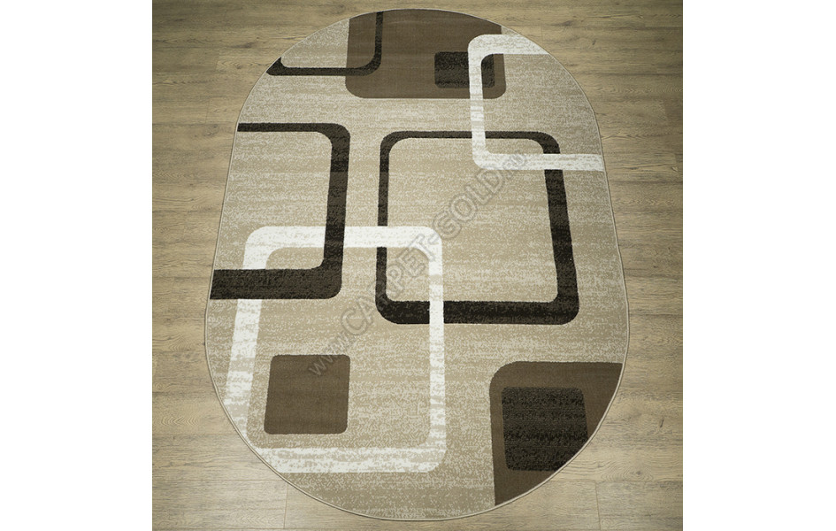 КОВРЫ ДИЗАЙН 15803 ЦВЕТ 10822 Лайла де Люкс овал