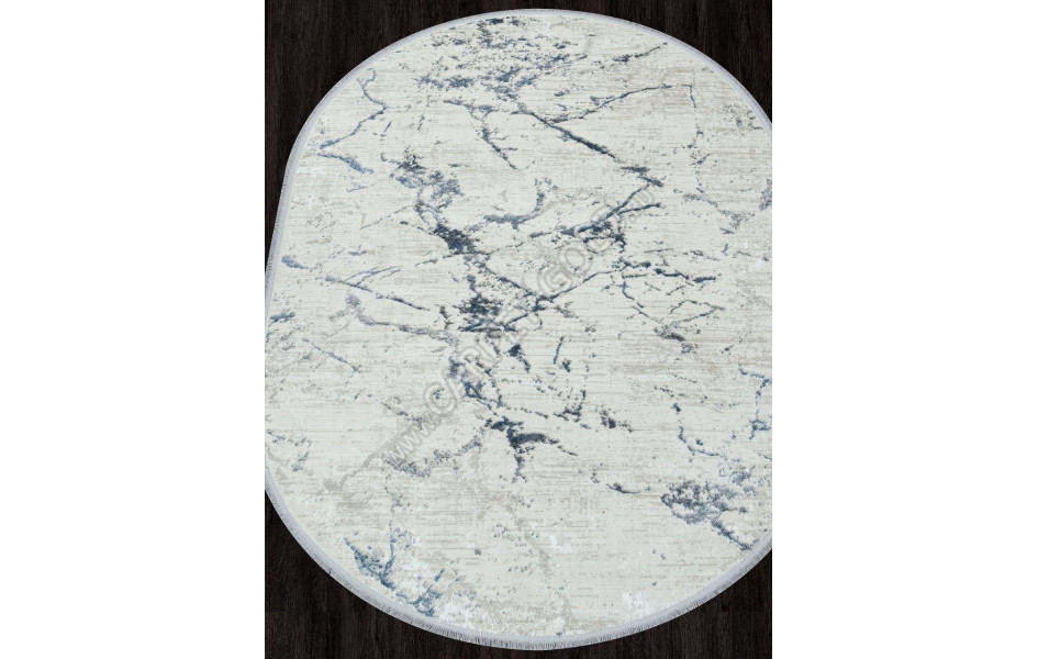 Ковер 26306Z - CREAM / CREAM - Овал - коллекция RUBI