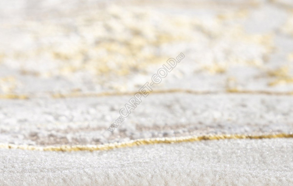 Ковер A123B - CREAM / GOLD FDY - Прямоугольник - коллекция ZARINA